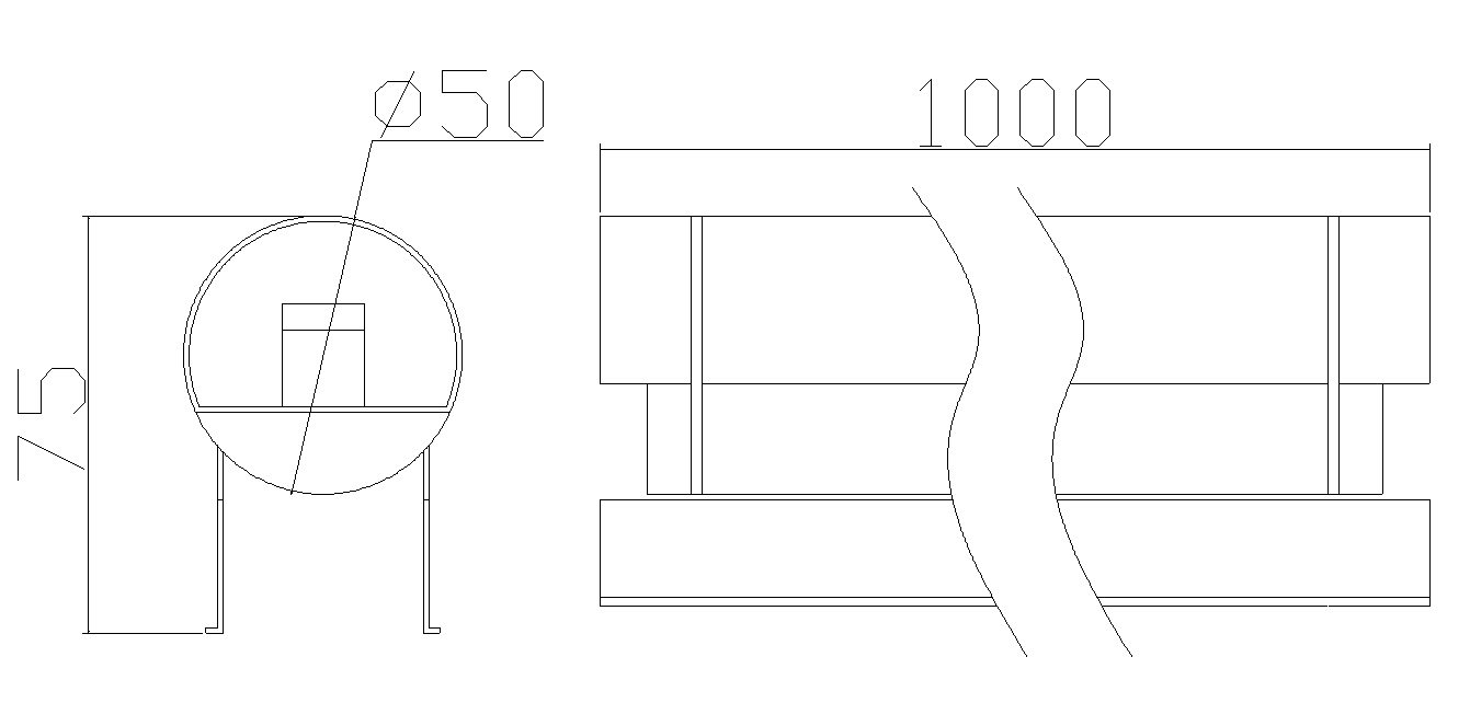 护栏管结构图