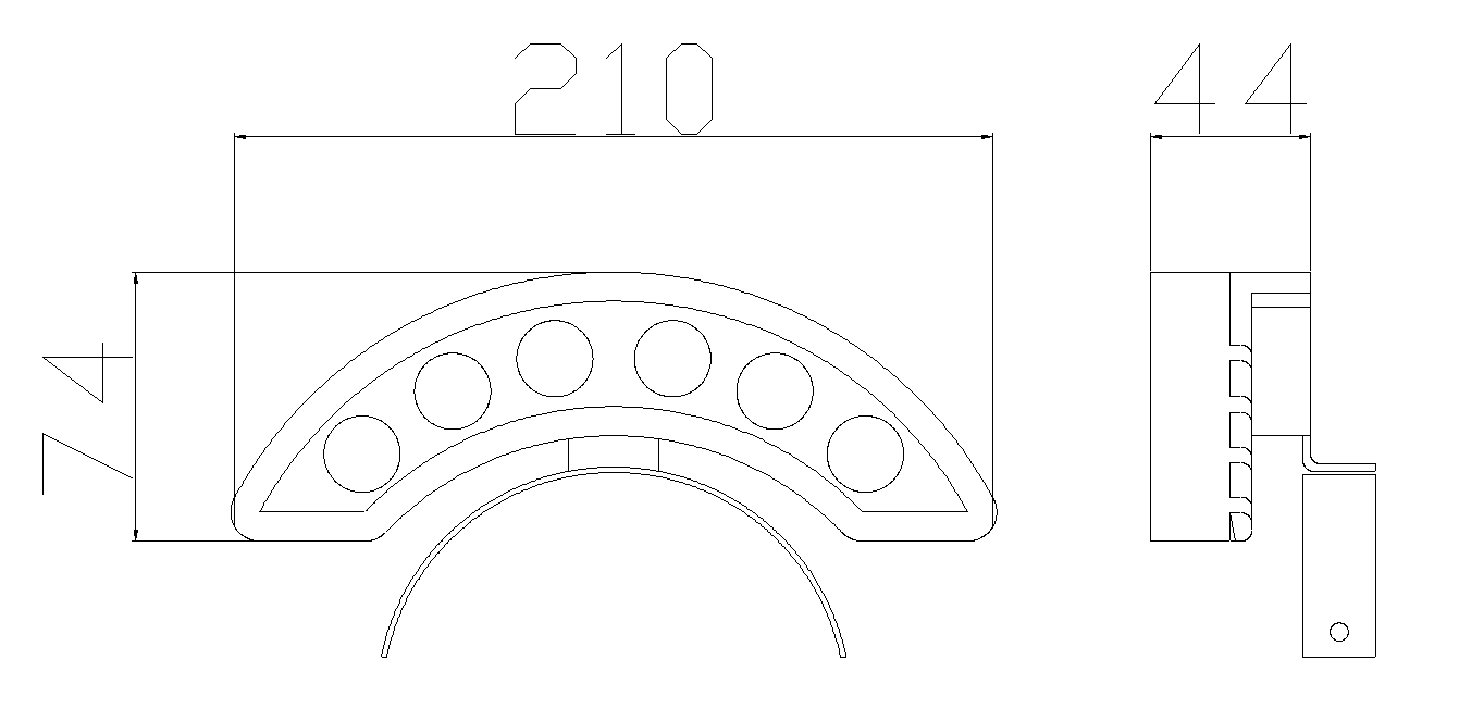 瓦楞灯结构图