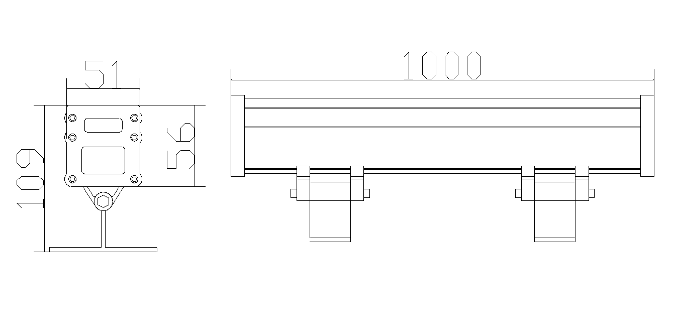 洗墙灯结构图
