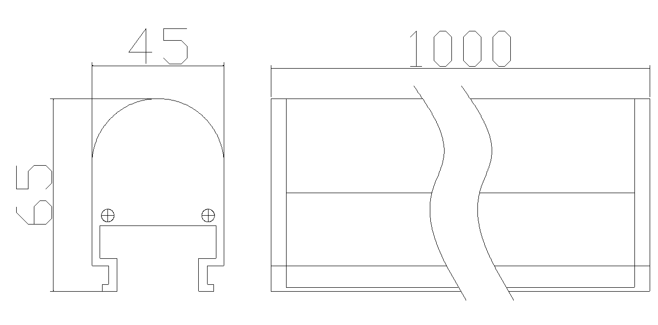 线条灯结构图