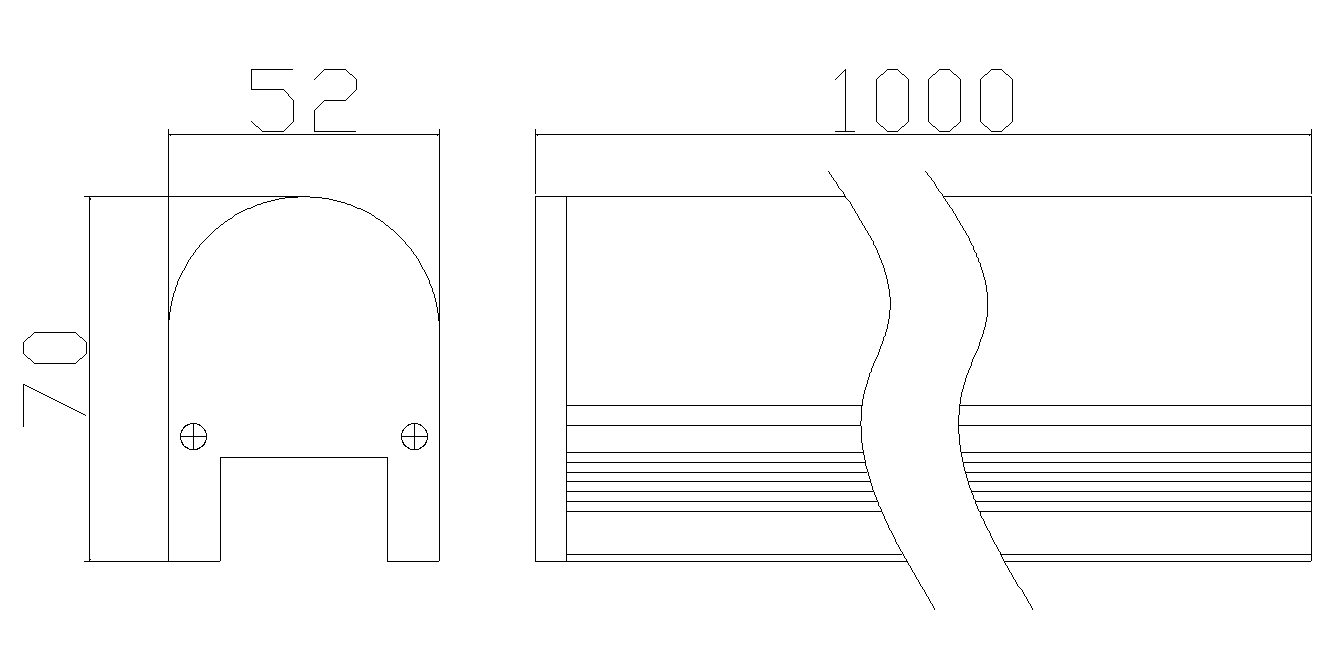 线条灯结构图